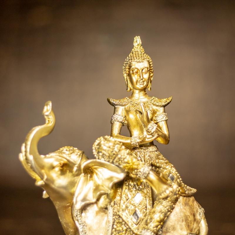 Exquisite Buddha On Elephant