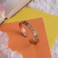Copper Bracelet with Meditative Symbols