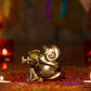 Cute Brass Flute Ganesh