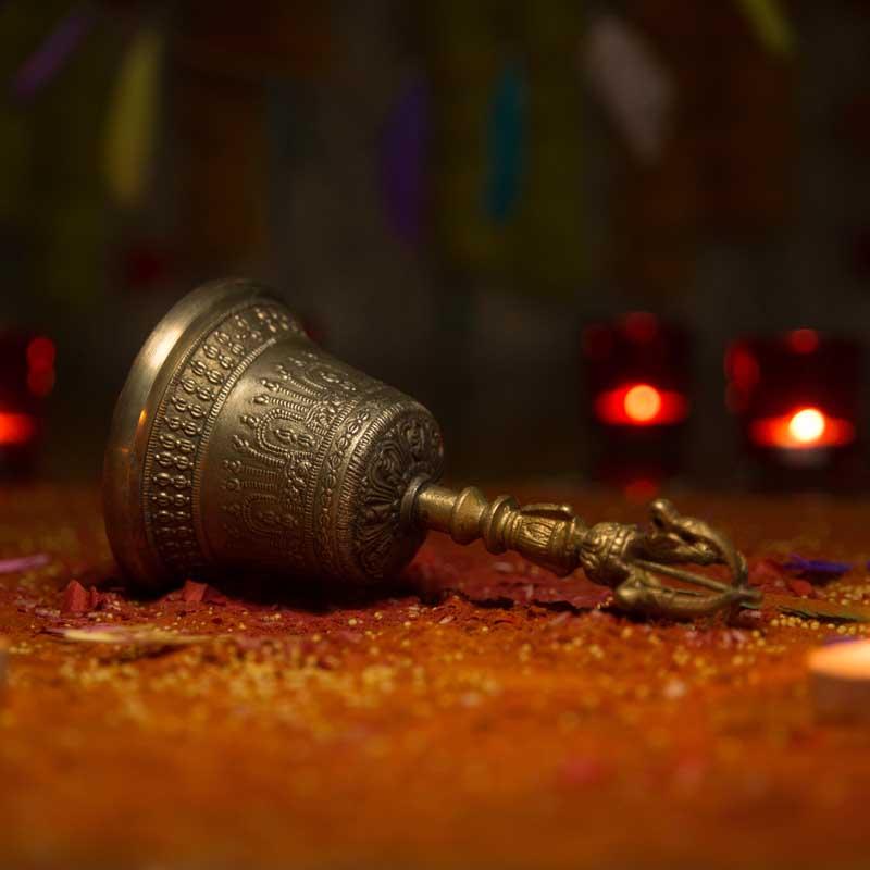 Antique Brass Bell Large