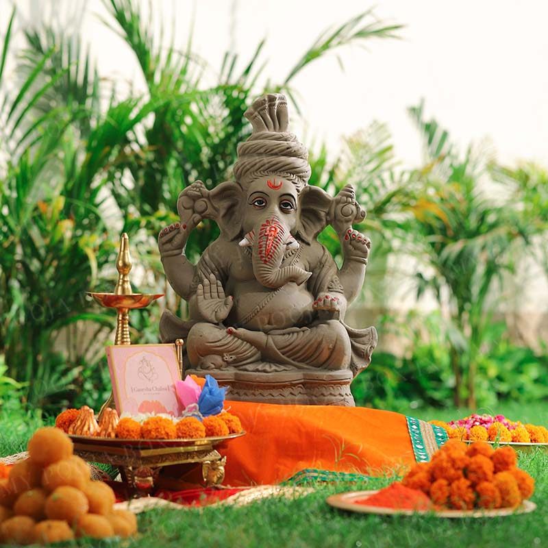 1.5FEET Gajanana Eco-Friendly Ganpati | Plant-A-Ganesha