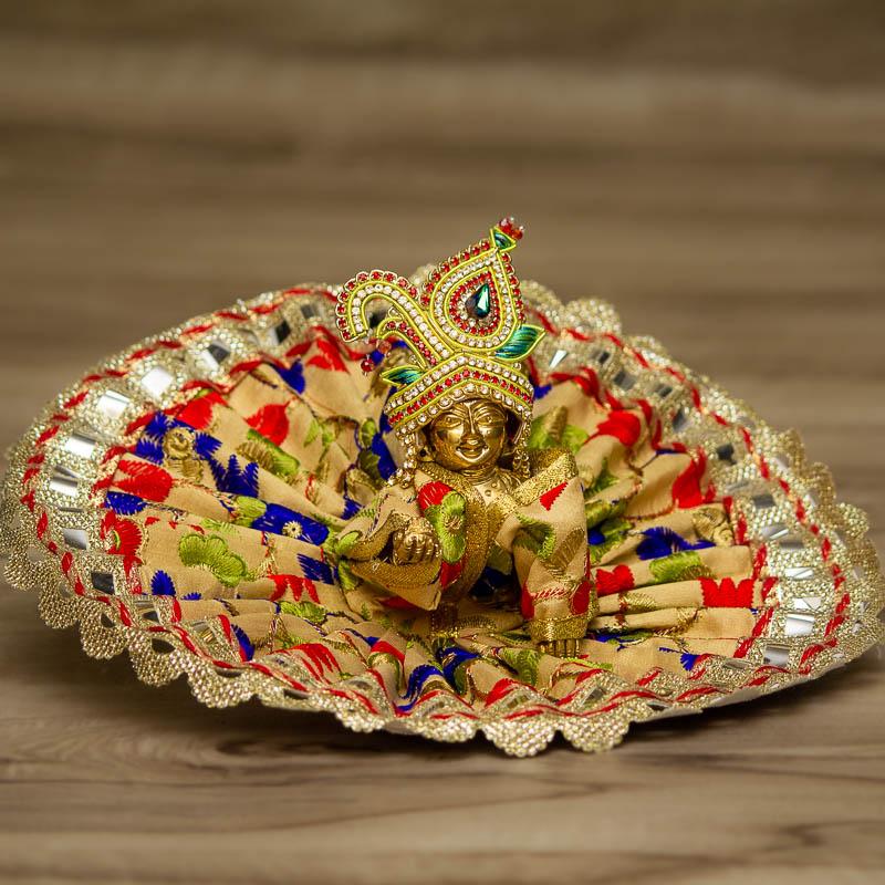 Laddu Gopal Dress With Mirror Work