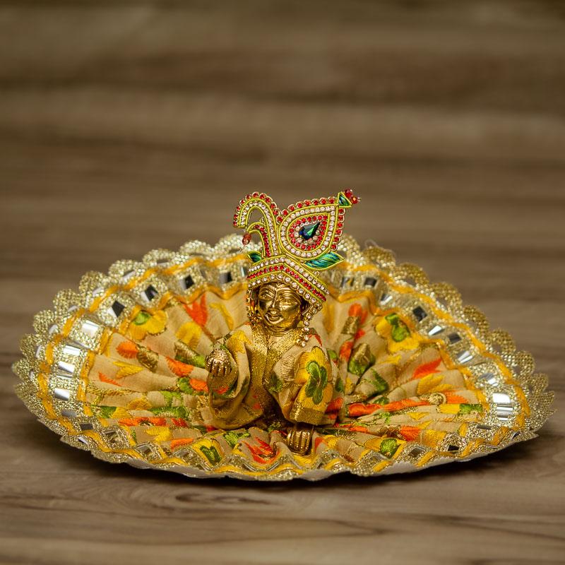 Laddu Gopal Dress With Mirror Work