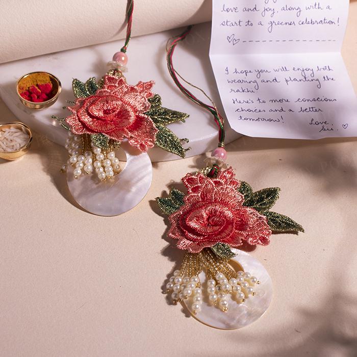 Gorgeous Floral Lumba Rakhi
