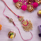 Traditional Kundan Rakhi For Bhaiya Bhabhi
