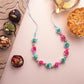Adjustable Mint Light Pink Blossom Garland