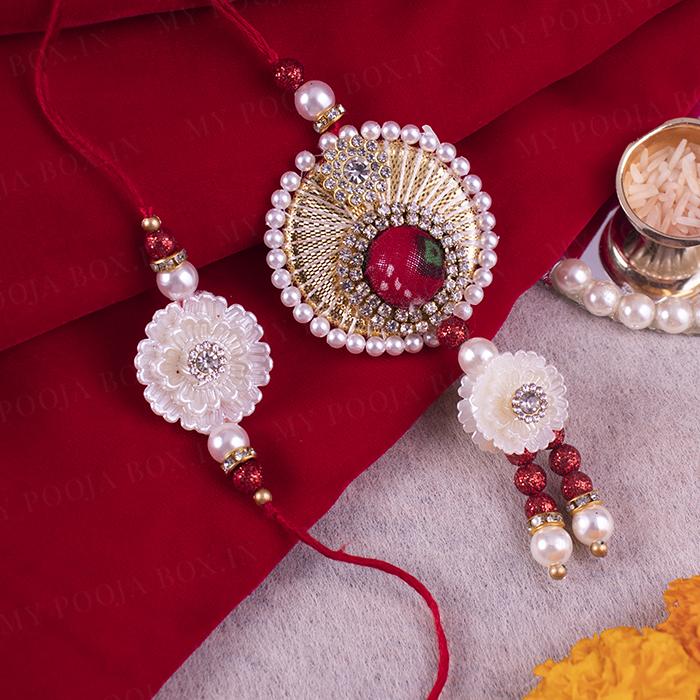 Gorgeous Rakhi For Bhaiya Bhabhi