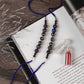 Evil Eye Amethyst & Lapis Lazuli Bhaiya Bhabhi Rakhi