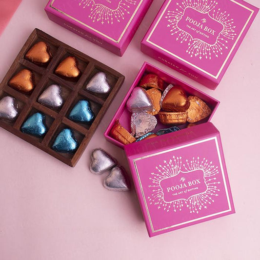 Pink Chocolate Sweet Box (100gms)