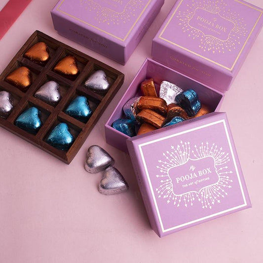 Lavender Chocolate Sweet Box (100gms)