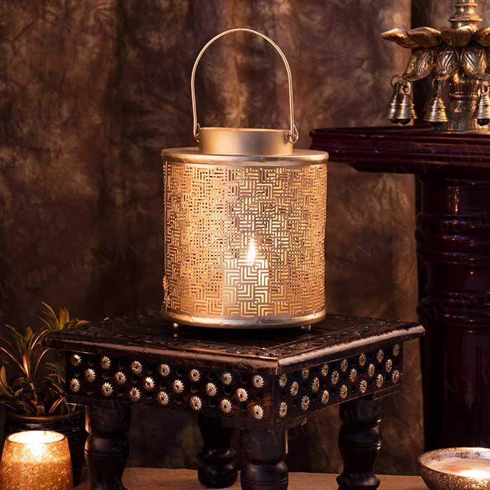 Antique Golden Aranaya Lantern