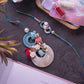 Exceptional Blue Bhaiya Bhabhi Rakhi