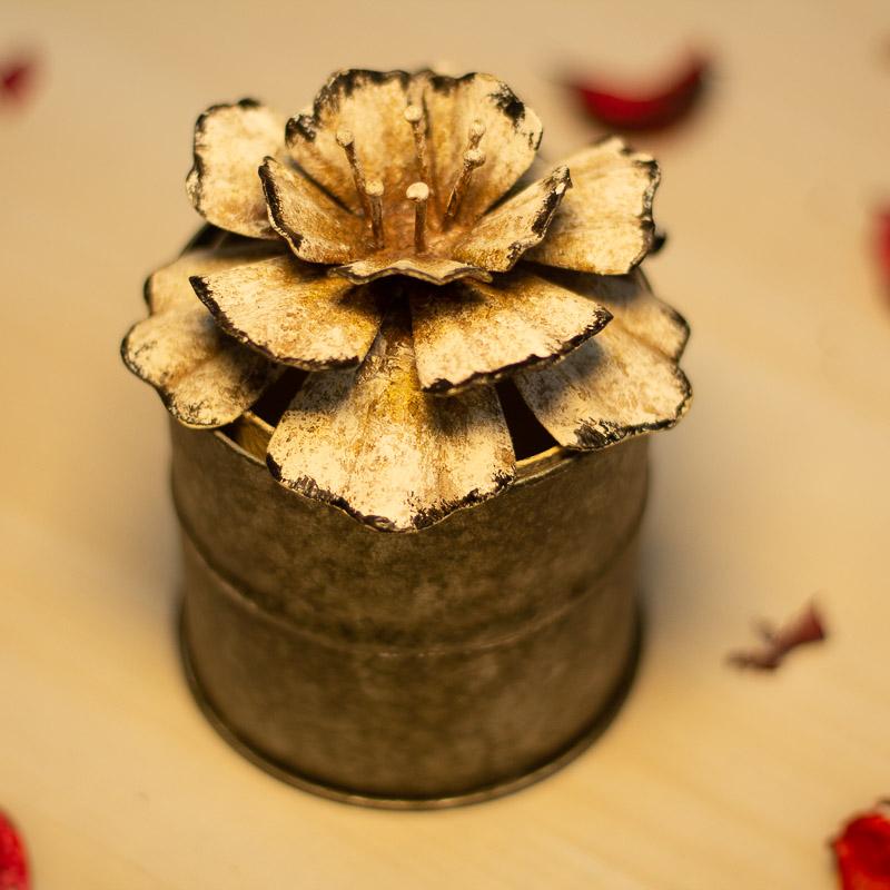 Scented Floral Candle- Small