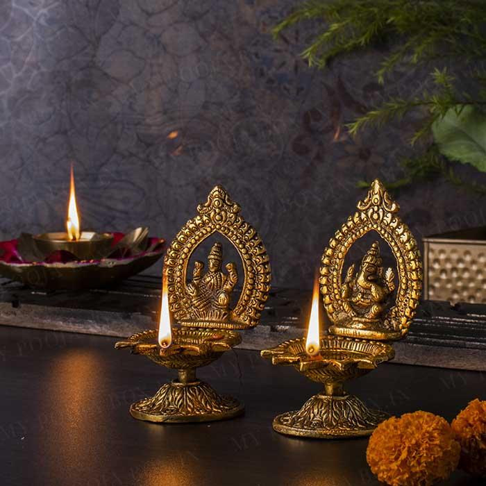 Ganesh Lakshmi Diya