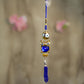 Feng Shui Evil Eye Owl Car Door Hanging with Bead Tassel