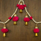 Pink Pom-Pom Toran/ Bandhanwar