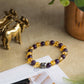 Amethyst & Citrine Healing Bracelet with Buddha Charm