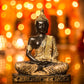 Handcrafted Meditating Sitting Buddha Idol for Living Room