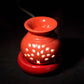 Radiant Red Ceramic Pot Aroma Diffuser