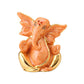 24 K Gold Foil Pearl Orange Ganesha