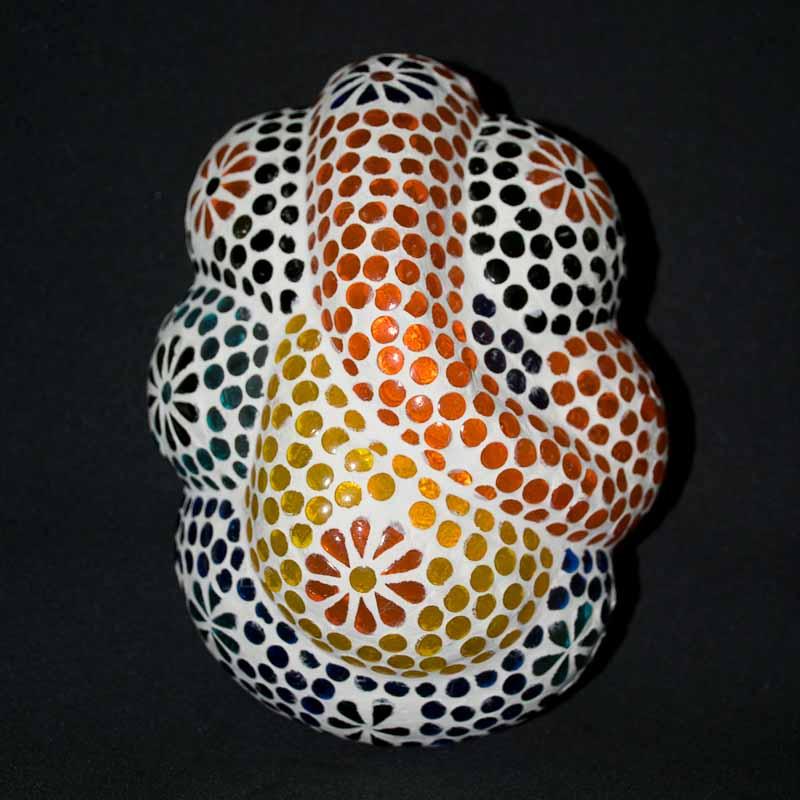 Glorious Ganesha Mosaic Table Lamp