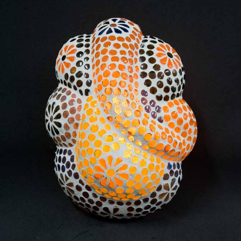 Glorious Ganesha Mosaic Table Lamp