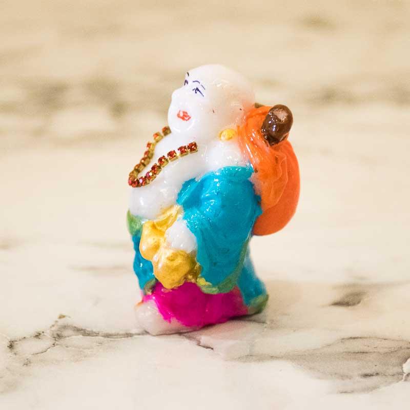 Feng Shui Colorful Laughing Buddha Statue for Good Luck
