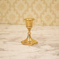 Elegant Handcrafted Brass Single Candle Holder