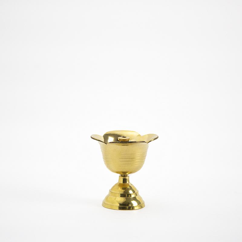 Engraved Antique Brass Diya