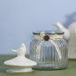 Lovely Birdy Glass Jar