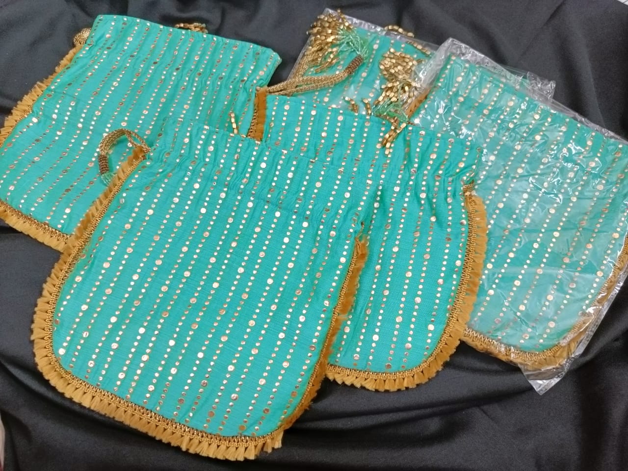 Designer Mint Potli