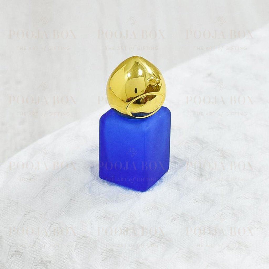 Alluring Blue Ahmar Attar / Perfume Oil Pooja Item