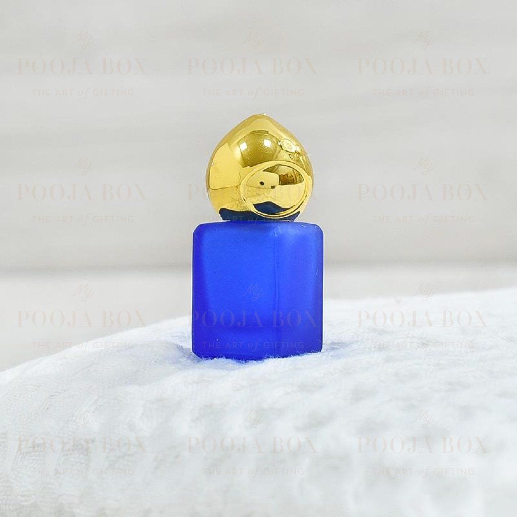 Alluring Blue Ahmar Attar / Perfume Oil Pooja Item