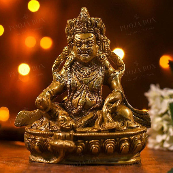 Antique Brass Kuber Idol