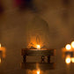 Antique Buddha Candle Holder
