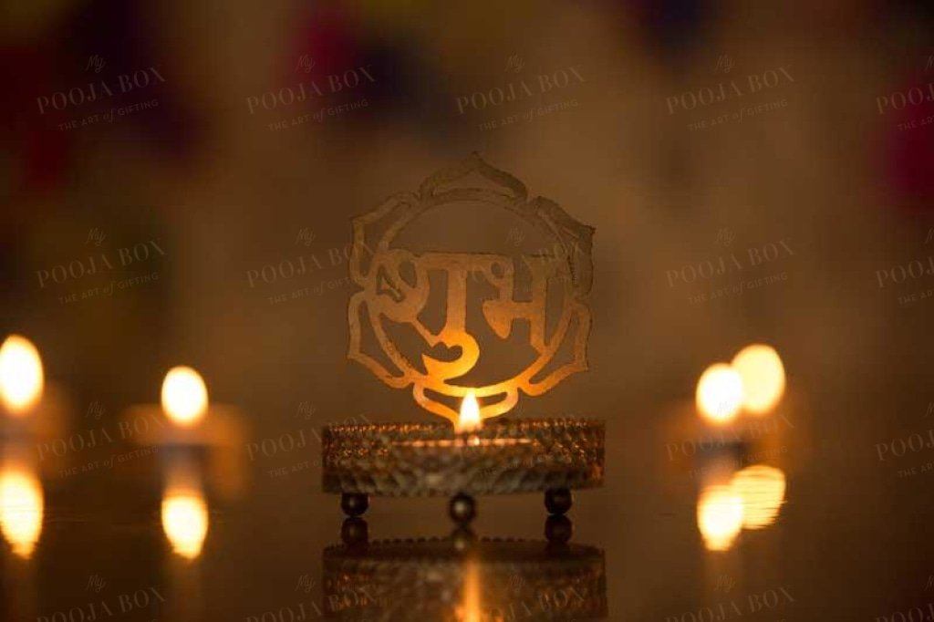 Antique Shubh Shadow Tealight/candle Holder Diya