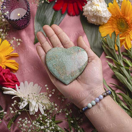 Green Aventurine Heart Shaped Gua Sha