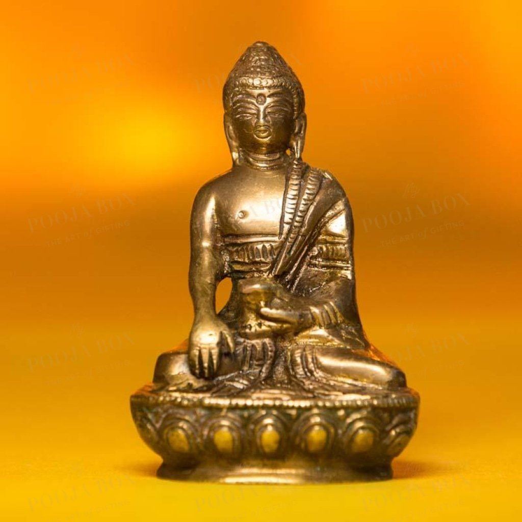 Beautiful Brass Buddha Murti Idols