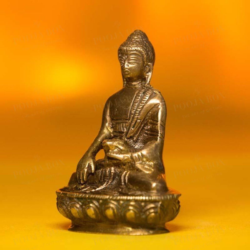 Beautiful Brass Buddha Murti Idols
