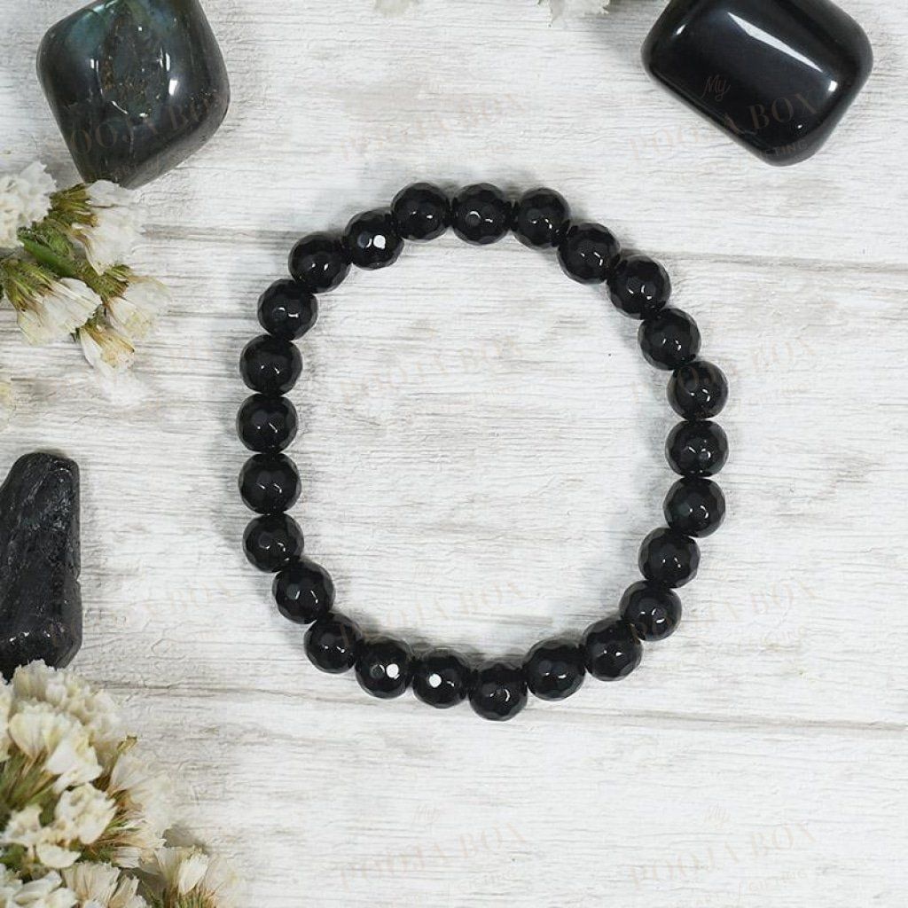 Black Onyx Braceletpositive Energy Reiki Bracelet