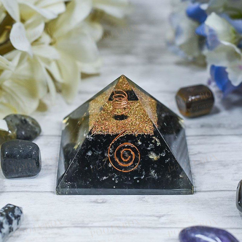 Buy Black Tourmaline Pyramid Online In India Mypoojabox in buy-black-tourmaline-pyramid-online-in-india-mypoojabox-in