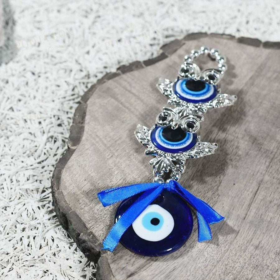 Blue Fengshui Owl (Evil Eye Car Hanging) Feng Shui