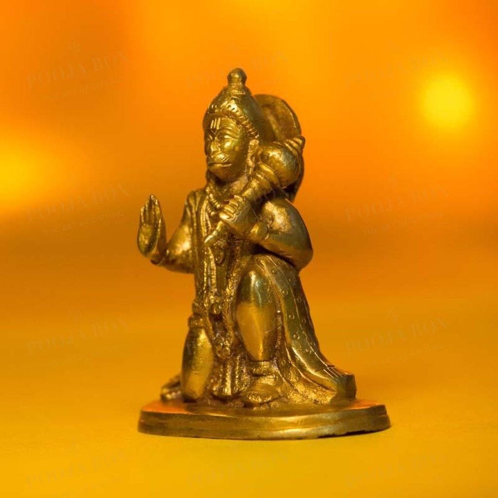 Brass Hanuman Idol Idols