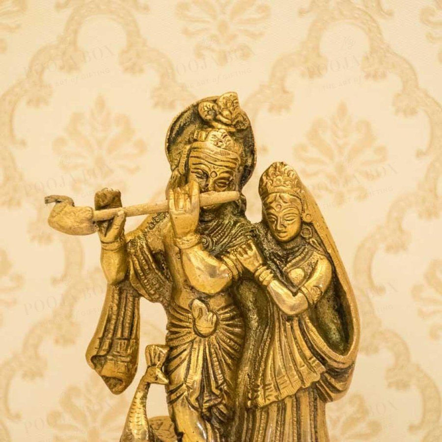 Brass Radha Kishan Idol Idols