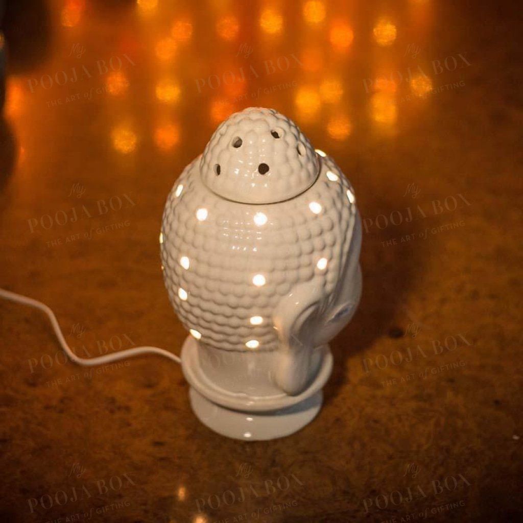 Calm Ceramic Buddha Head Aroma Diffuser Diffusor