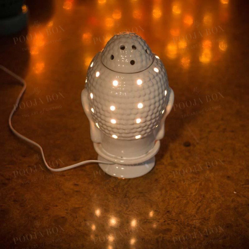 Calm Ceramic Buddha Head Aroma Diffuser Diffusor
