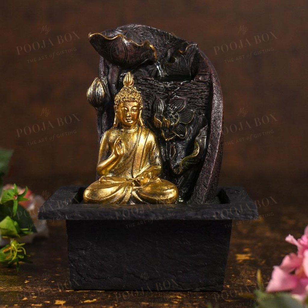 Calming Buddha Flower Fountain
