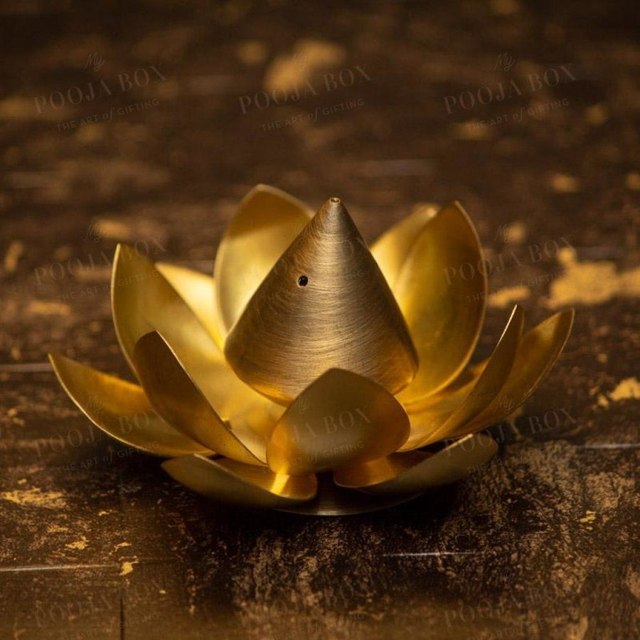 Classic Handmade Lotus Incense Stand Holder