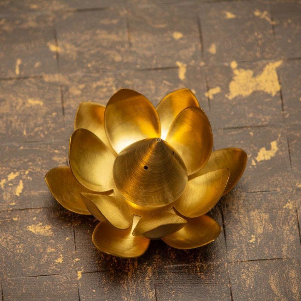 Classic Handmade Lotus Incense Stand Holder