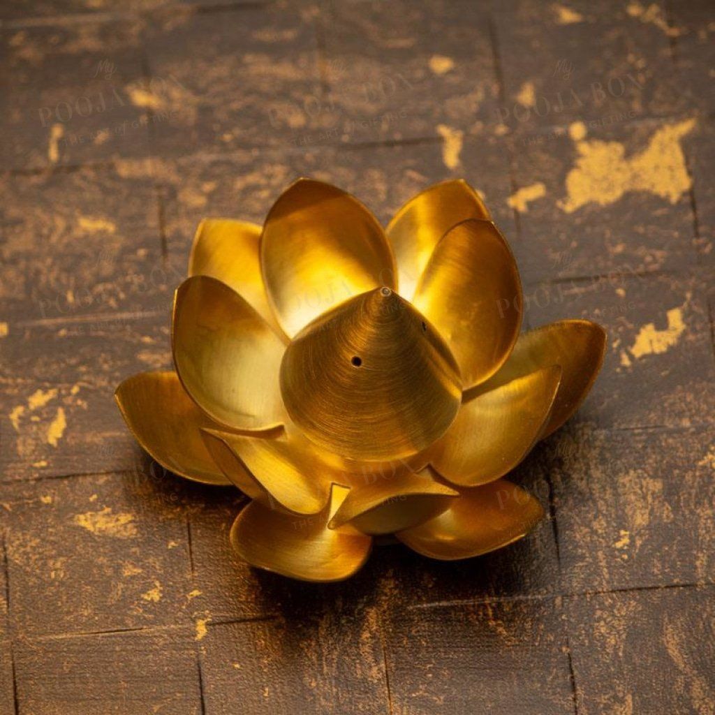 Classic Handmade Lotus Incense Stand Holder